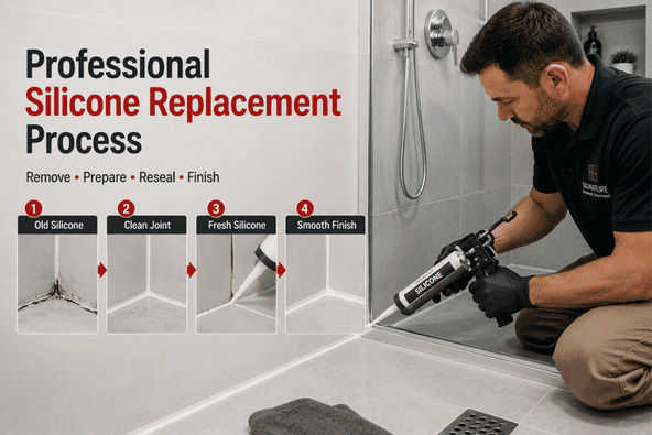 Bathroom Silicone Replacement Melbourne