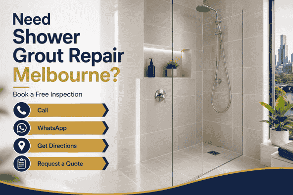 Can cracked shower grout be repaired