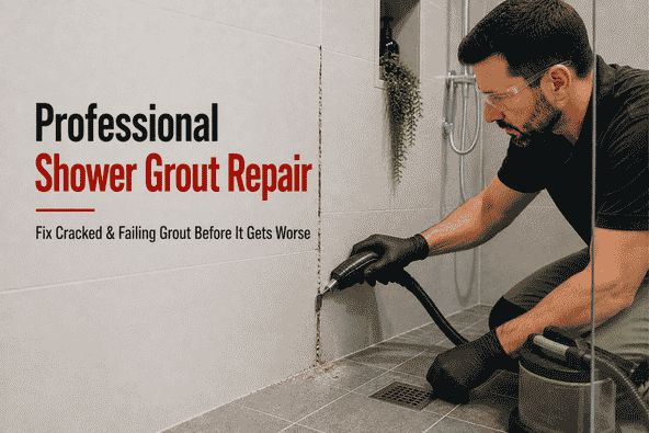 Shower Grout Repair Melbourne for Cracked or Failing Joints