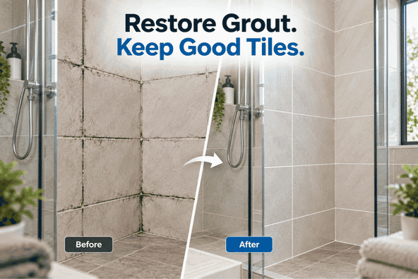 Grout Restoration Melbourne Without Removing Tiles