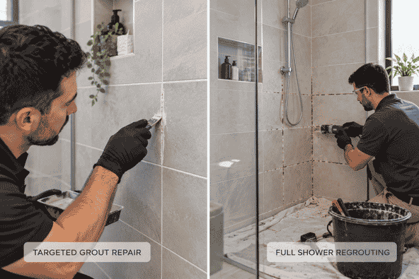 What Does Bathroom Grout Repair Melbourne Usually Involve